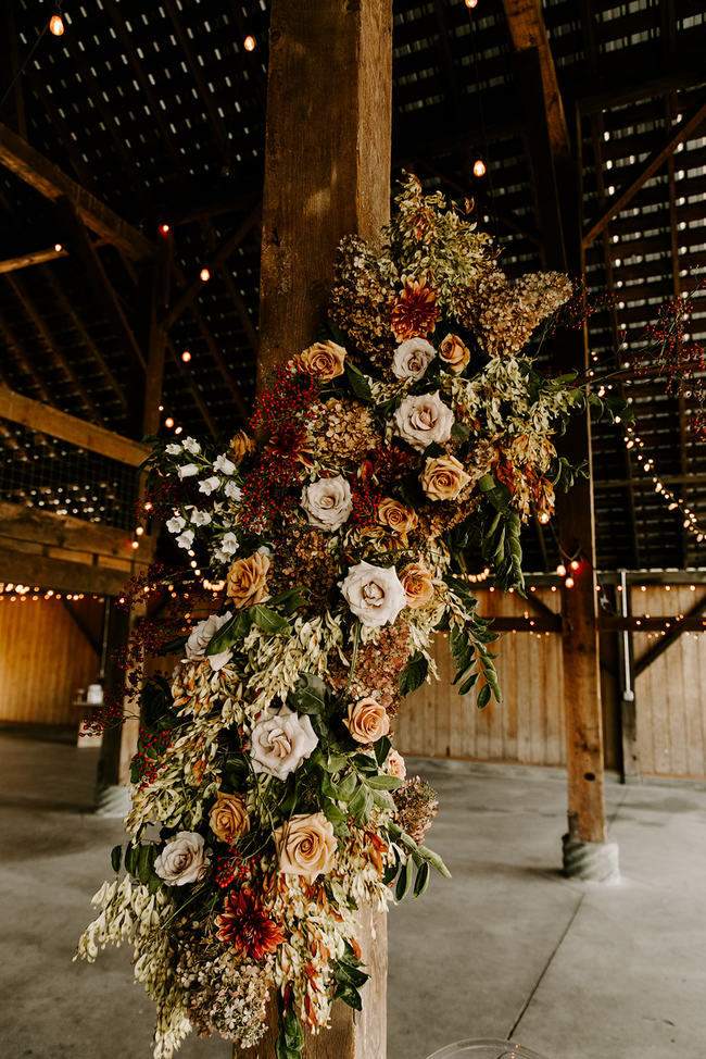 Moody & Minimalist Barn Wedding Inspiration - Inspired by This