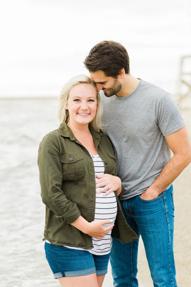 Lakeside Maternity Shoot at Sunrise - Inspired by This