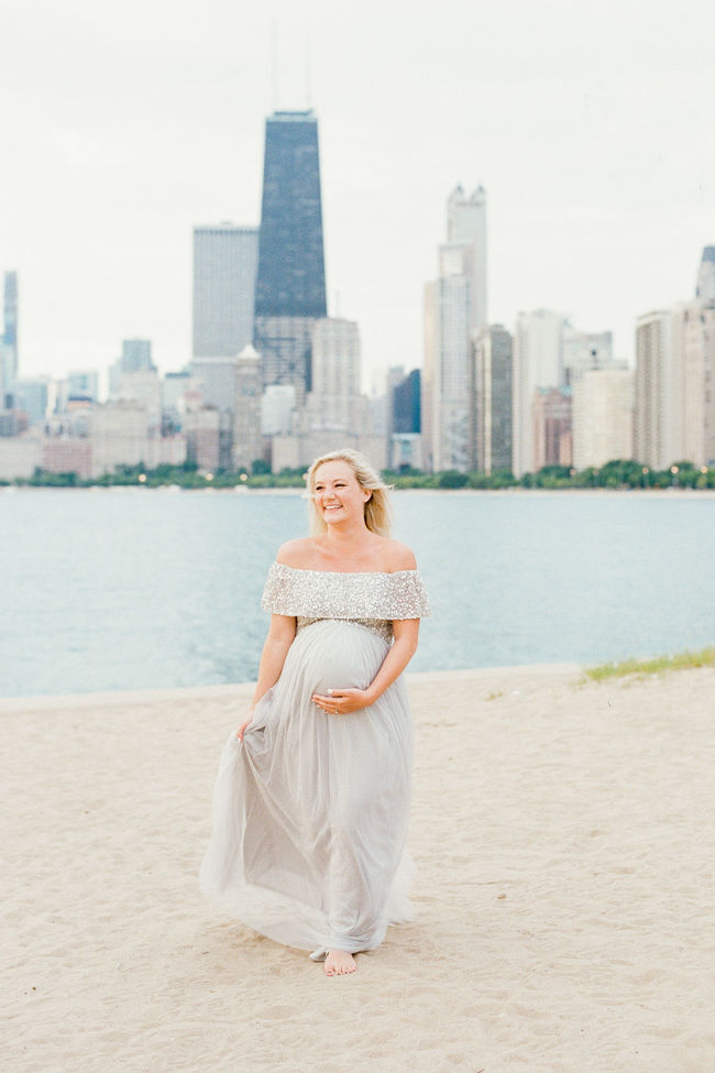 Lakeside Maternity Shoot at Sunrise - Inspired by This