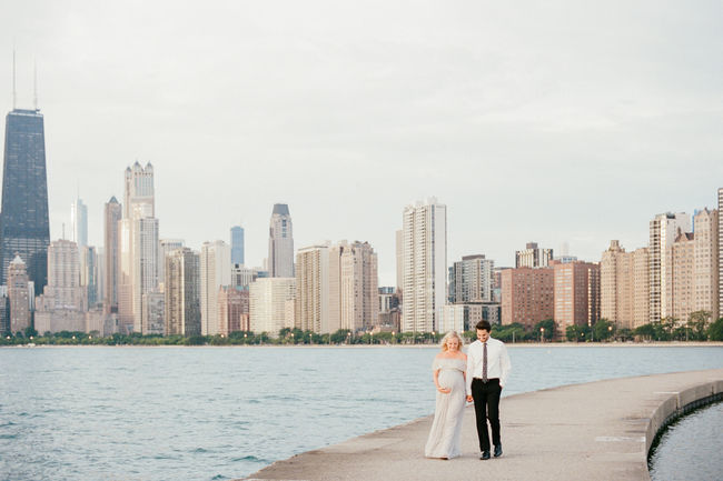 Lakeside Maternity Shoot at Sunrise - Inspired by This