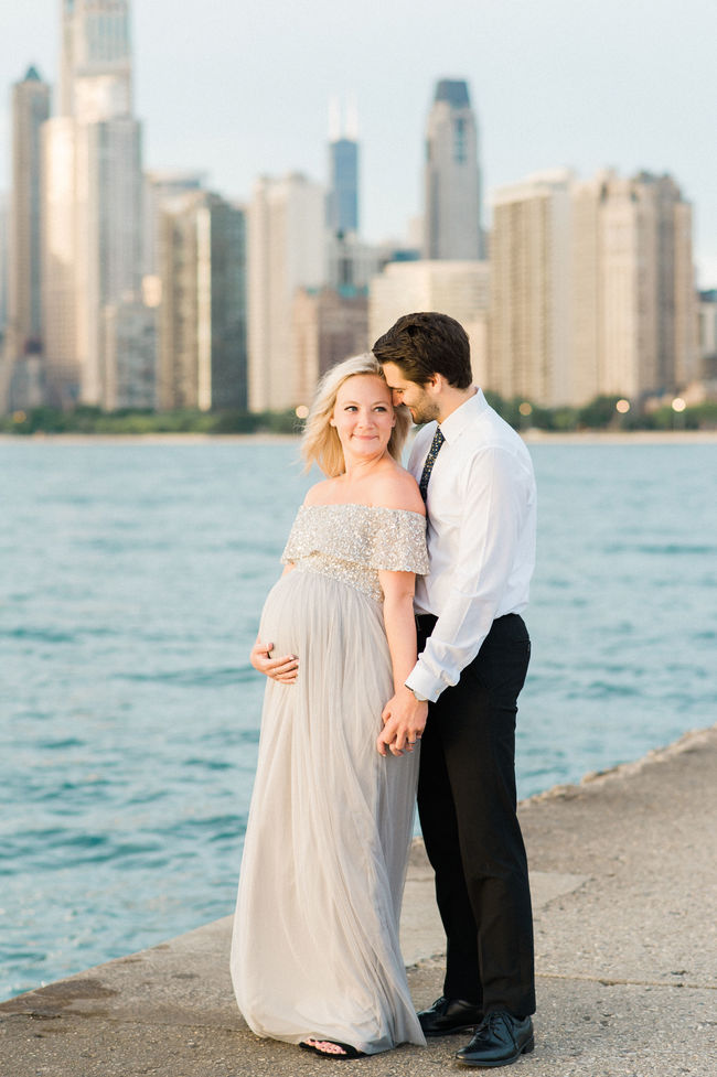 Lakeside Maternity Shoot at Sunrise - Inspired by This