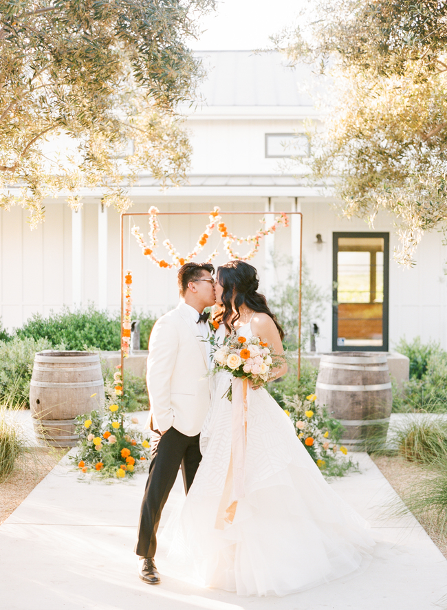 A pop of Marigold wedding inspiration - Inspired by This