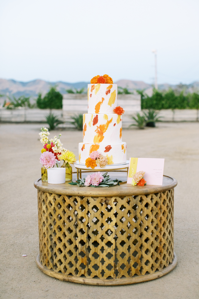 A pop of Marigold wedding inspiration - Inspired by This