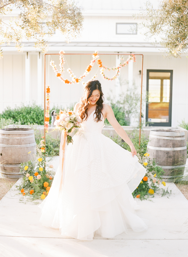 A pop of Marigold wedding inspiration - Inspired by This