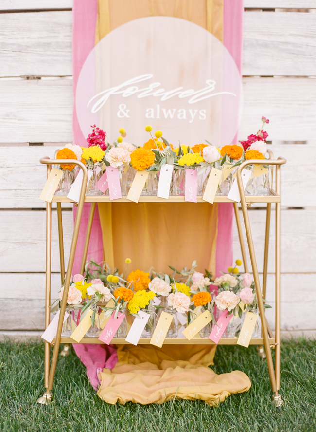 A pop of Marigold wedding inspiration - Inspired by This