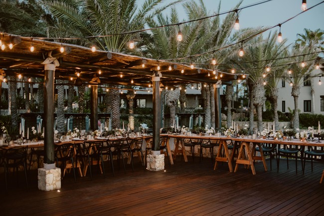 Chic monochromatic wedding in Los Cabos - Inspired by This