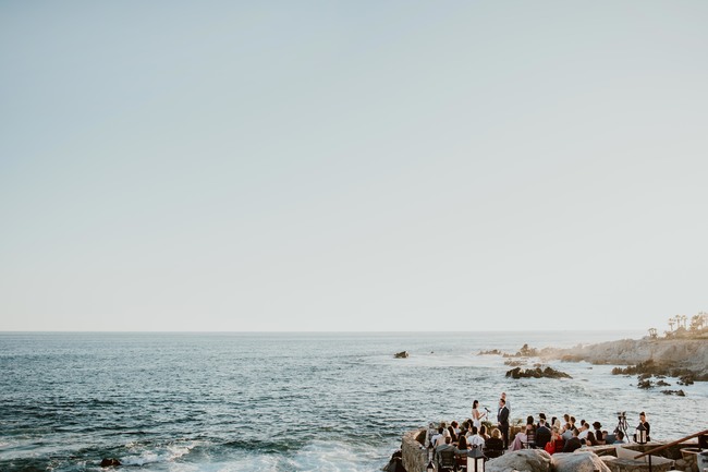 Chic monochromatic wedding in Los Cabos - Inspired by This