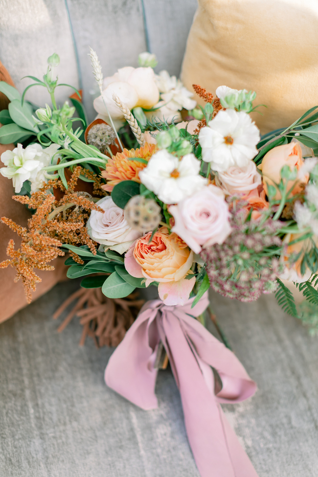 shades of rust wedding