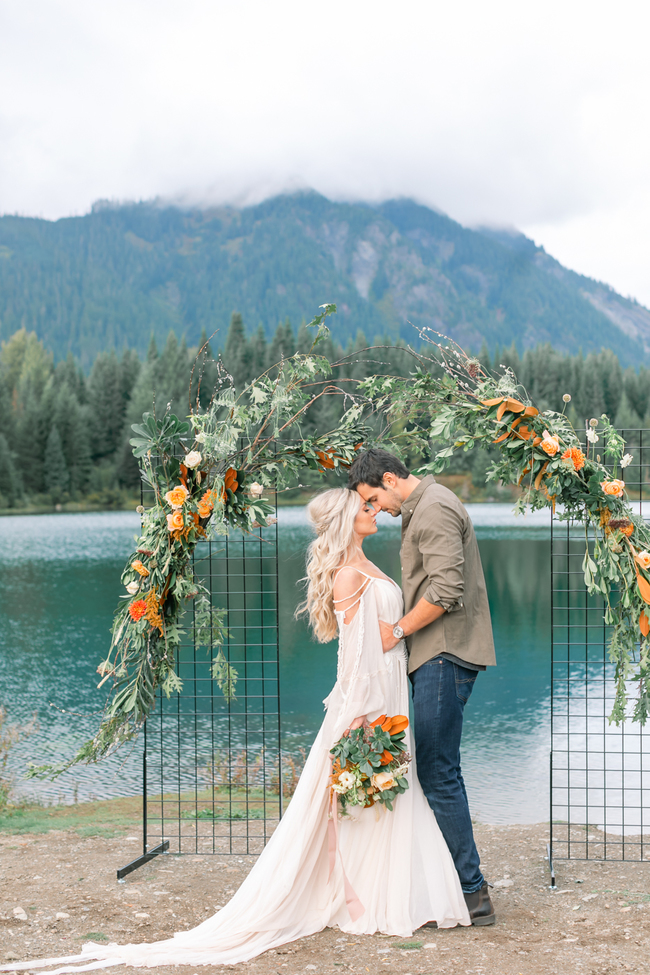 shades of rust wedding