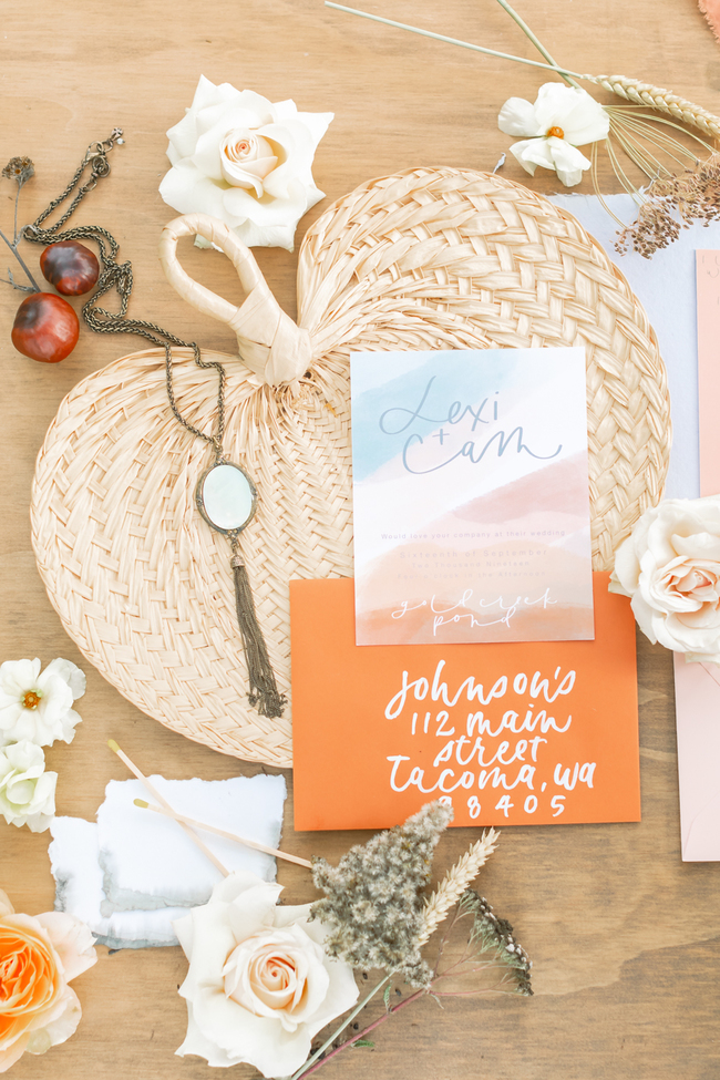 shades of rust wedding