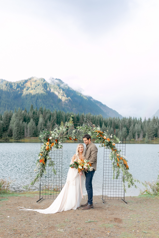 shades of rust wedding