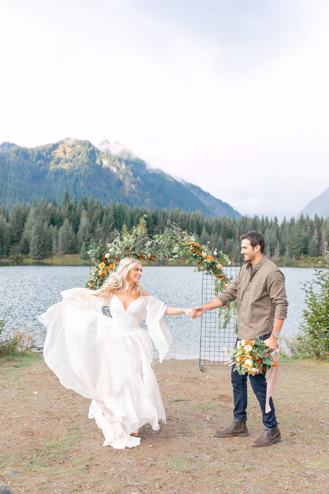 shades of rust wedding