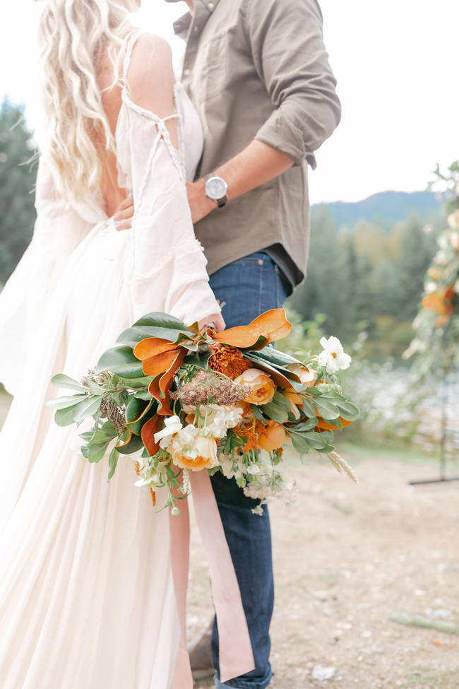 shades of rust wedding