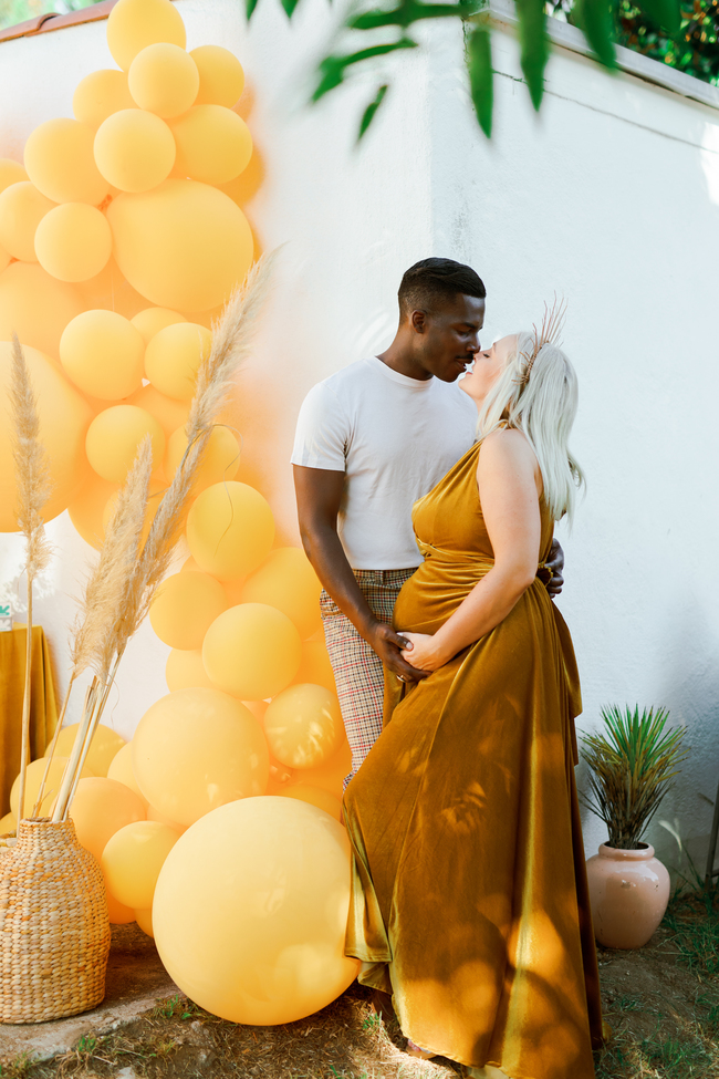 Chic Golden Tones Baby Shower in California - Inspired by This