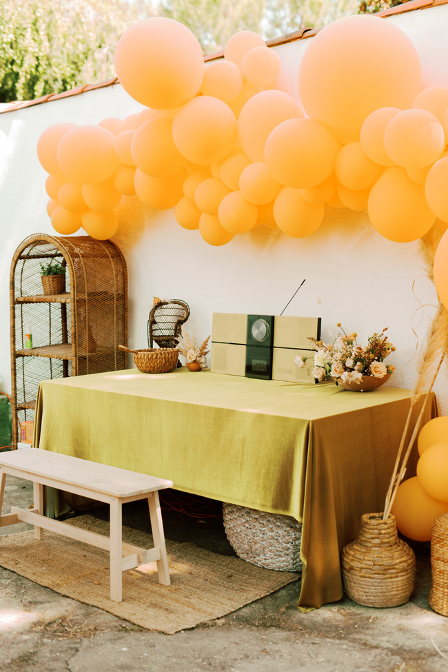 Chic Golden Tones Baby Shower in California - Inspired by This