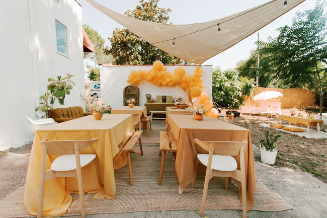 Chic Golden Tones Baby Shower in California - Inspired by This