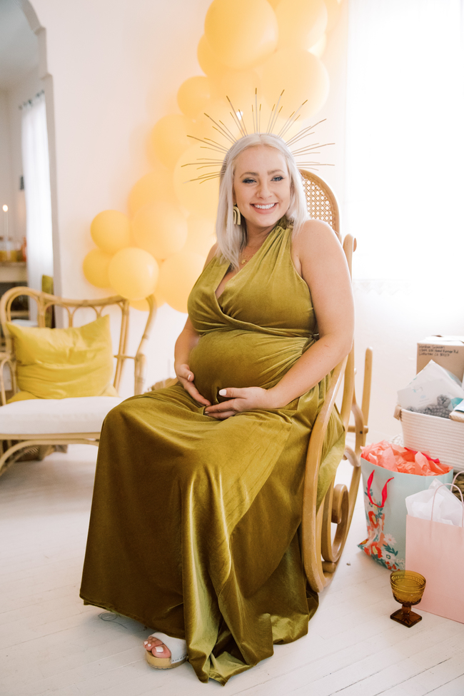 Chic Golden Tones Baby Shower in California - Inspired by This