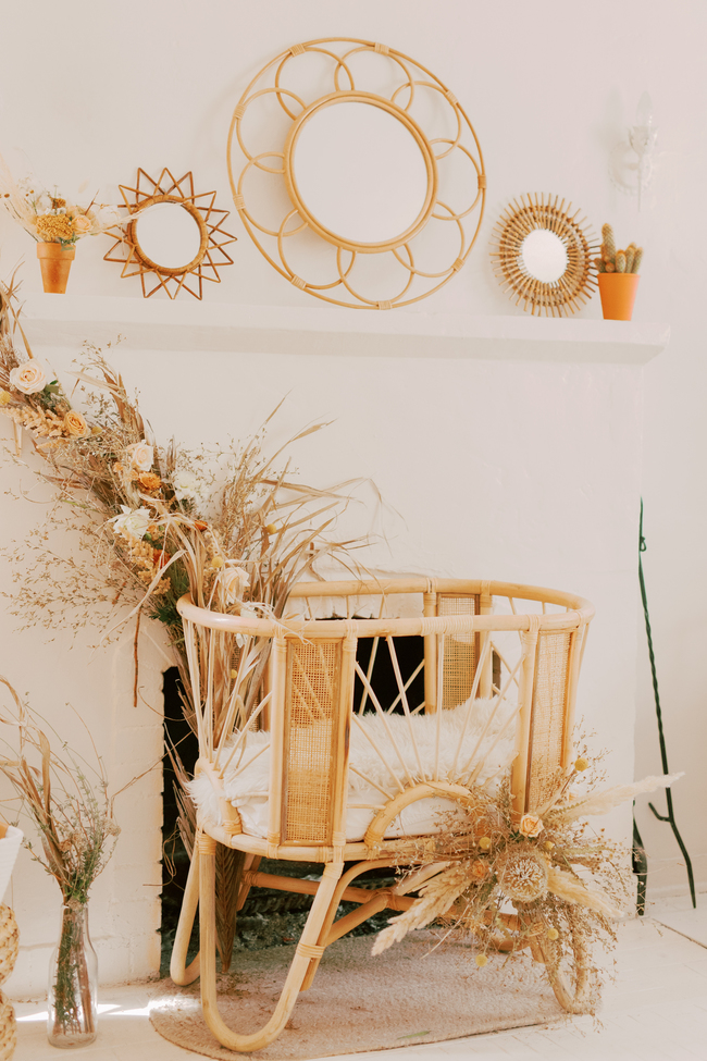 Chic Golden Tones Baby Shower in California - Inspired by This