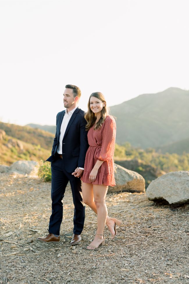 Casual Vineyard Engagement Photos - Inspired by This