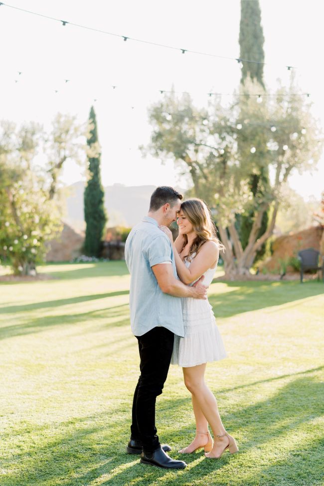 Casual Vineyard Engagement Photos - Inspired by This