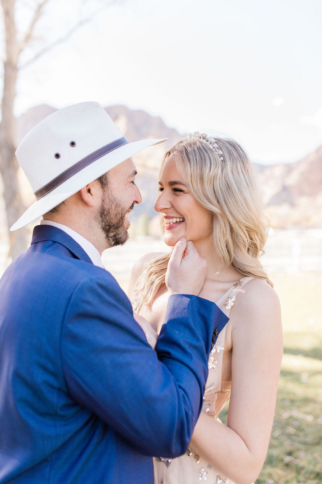 stars inspired elopement