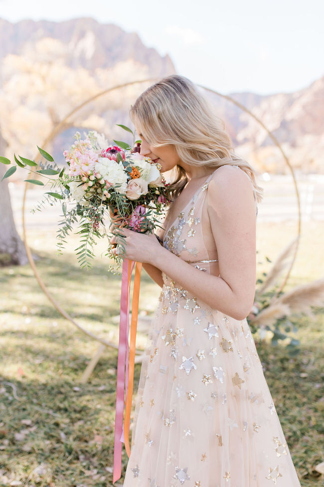 stars inspired elopement