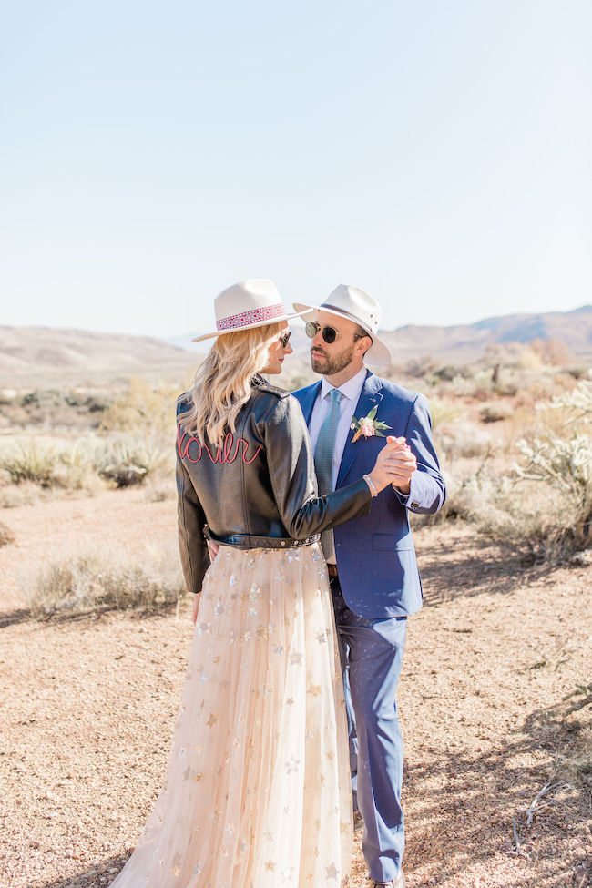 stars inspired elopement