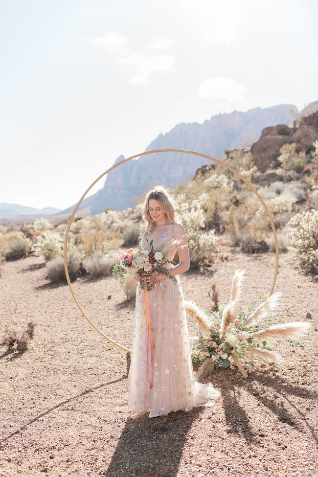 stars inspired elopement