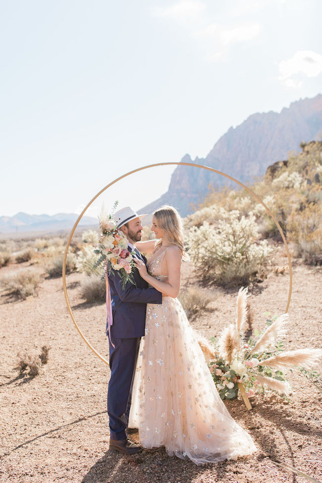 stars inspired elopement