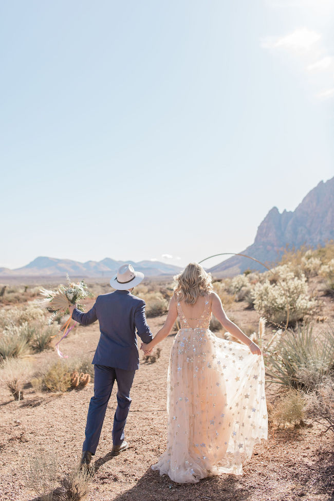 stars inspired elopement