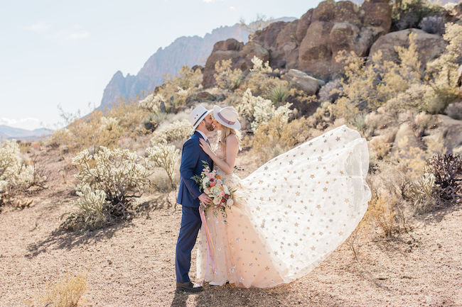 stars inspired elopement