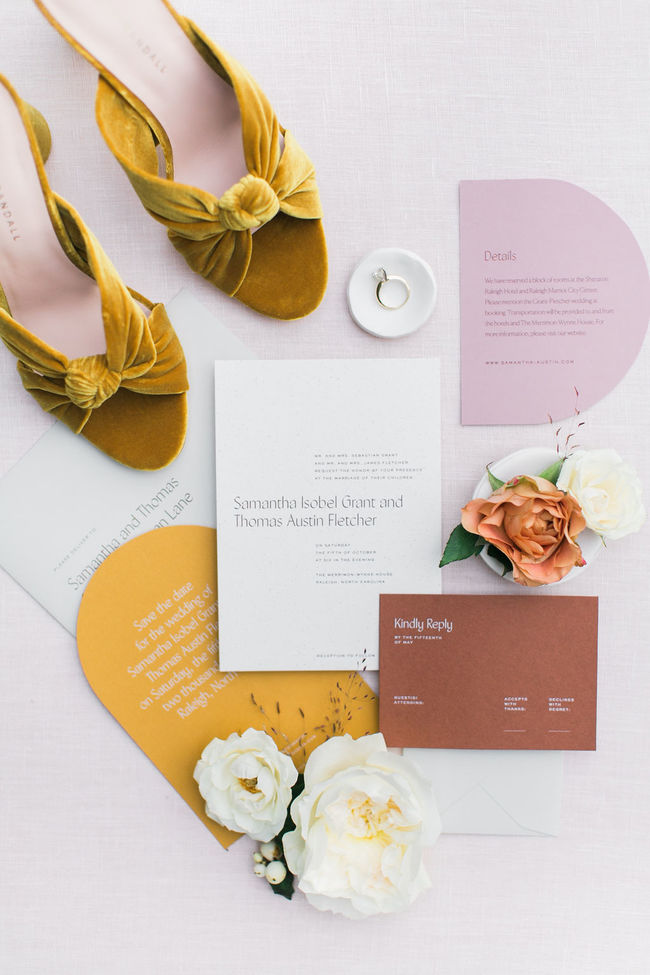 wedding inspiration with mustard yellow