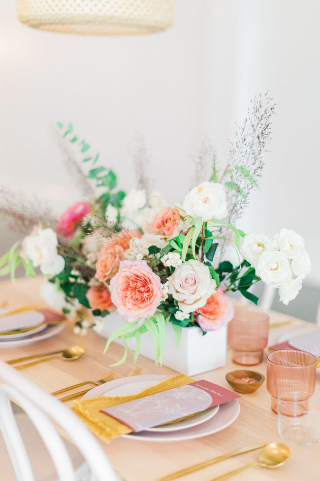 wedding inspiration with mustard yellow