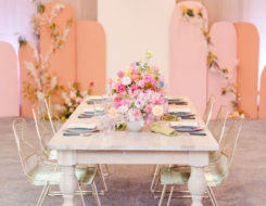 Colorful Mid-Century meets Modern Wedding Inspiration at the W Hotel - Inspired by This