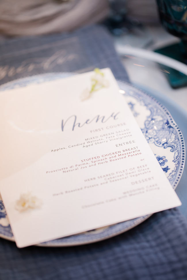 Pantones classic blue wedding