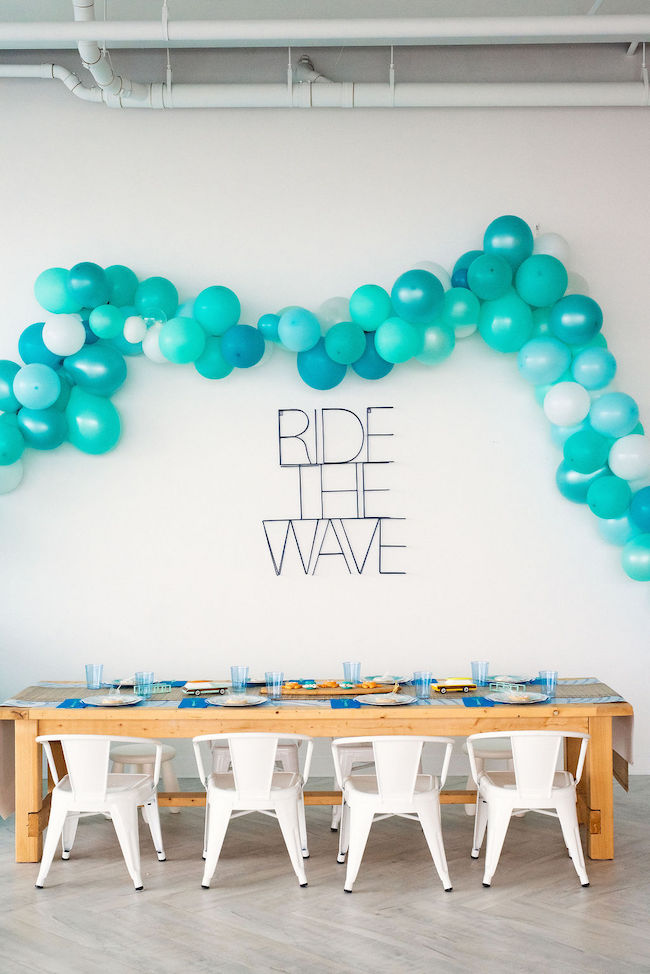 Ocean Waves Plastic Tablecloth Water Waves Disposable Tablecloth for Ocean  Party Decor