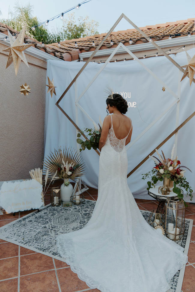 Boho hotsell backyard wedding