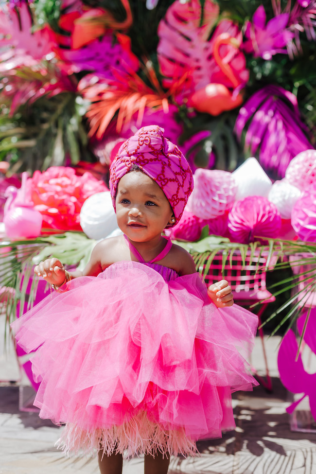 Flamingo Dress, Flamingo Party Dress, Pink Flamingo Dress 