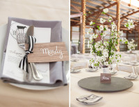 Black and White Striped Wedding - Inspired By This