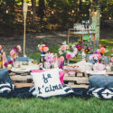 Colorful Backyard Dinner Party