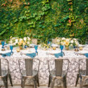 Blue and Gold Wedding