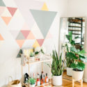 DIY Geometric Wall Mural