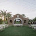White and Gold Wedding at Flora Farms in Cabo