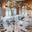 best weddings 2018, dusty blue wedding