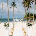 Pink and Gold Beach Wedding in Punta Cana