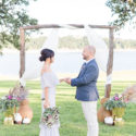 Lavender Lakefront Vow Renewal