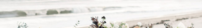 Black Tie Beach Wedding