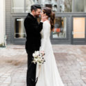 Urban Chic Wedding, white and green wedding