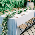Blue and Orange Wedding, Vista Hills Vineyard Wedding