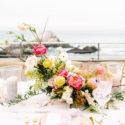 Living Coral Color, Living Coral Wedding Inspiration , Seaside Wedding in San Francisco